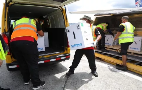 Panamá recibe su vigésimo cargamento de vacunas Pfizer