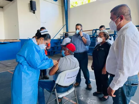 Se inicia aplicación de la segunda dosis de Pfizer en los circuitos 4-3 y 4-4 de Chiriquí 