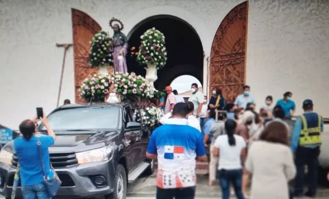 En Veraguas festejan a Santiago Apóstol, manteniendo el distanciamiento social  