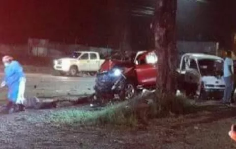 Aparatoso accidente deja una víctima fatal en la carretera Panamá-Colón