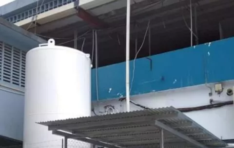 Instalan tanque de oxígeno líquido en el hospital Dr. Manuel Amador Guerrero de Colón 