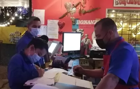 Mitradel registra irregularidades en restaurantes durante operativo nocturno en Chiriquí