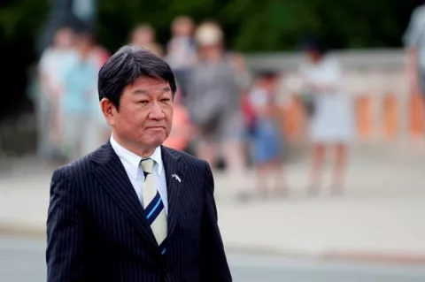 El ministro de Asuntos Exteriores de Japón visita Panamá 