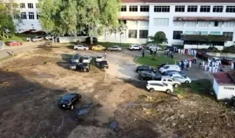 Daño ambiental en los jardines del Hospital Santo Tomás tiene que repararse