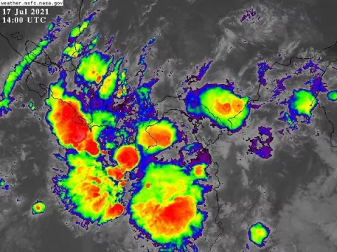 Pronóstico de lluvias hasta el lunes por paso de Onda Tropical 