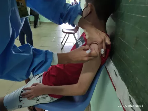 Se inicia barrido en los circuitos 4-3 y 4-5 de Chiriquí, para aplicar vacuna contra la covid-19 