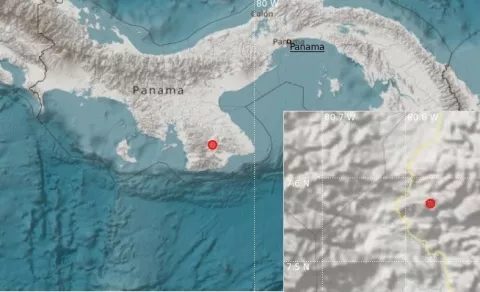 Dos eventos sísmicos sacuden el territorio panameño
