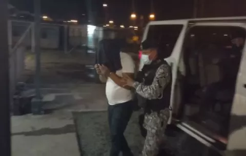 Policía Nacional incauta ocho kilos de presunta droga en el sector de Vacamonte, Arraiján