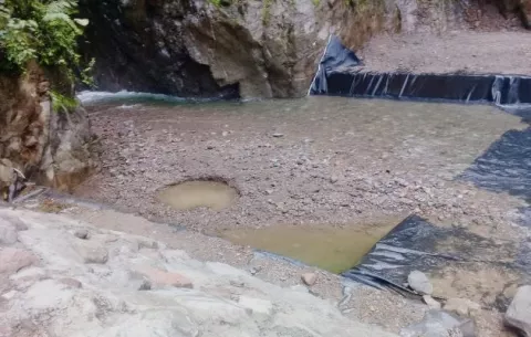 Fuertes lluvias afectan la planta potabilizadora de Chorro Blanco