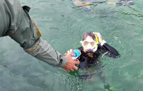 Realizan operativo de limpieza en las áreas protegidas de Portobelo en la Costa Arriba de Colón 