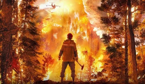 'Contra el fuego', una lucha entre el hombre y las llamas 