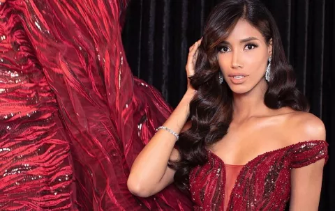 Darelys Santos, Señorita Panamá Supranational 2020, ya viajó a Polonia para el certamen