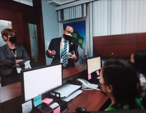 Defensor del Pueblo hace 'inspección sorpresiva' en el Municipio de La Chorrera