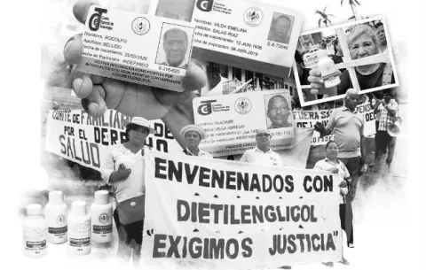 Es inaudito que los envenenados con dietilenglicol sigan clamando atención