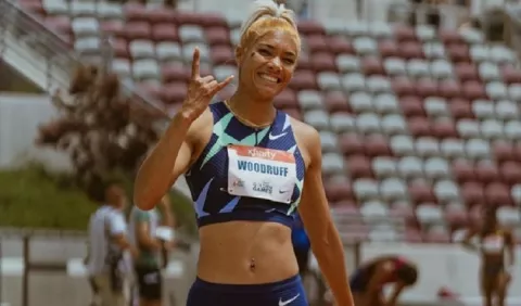 Gianna Woodruff conquista prueba de la Liga Diamante en París