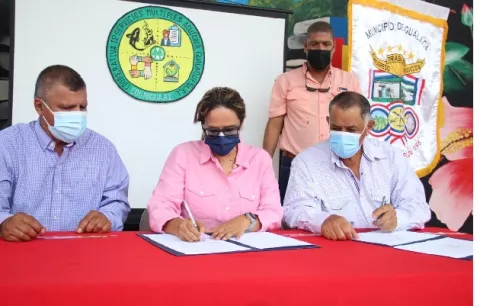 Arap apoya con asesoría técnica para cultivo de tilapias híbridas a cooperativa de Gualaca