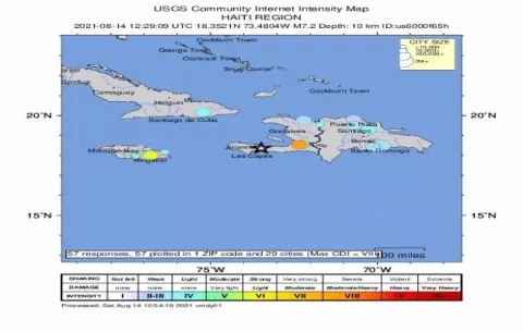 Se registra un sismo de 7,2 grados en Haití