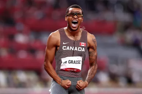 Andre De Grasse, el sucesor de Usain Bolt en los 200 metros