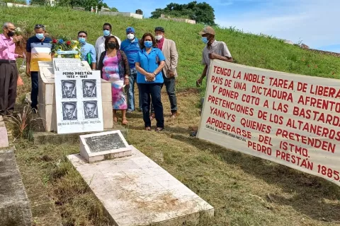 Representantes sindicales, populares y municipales rinden homenaje a Pedro Prestán 