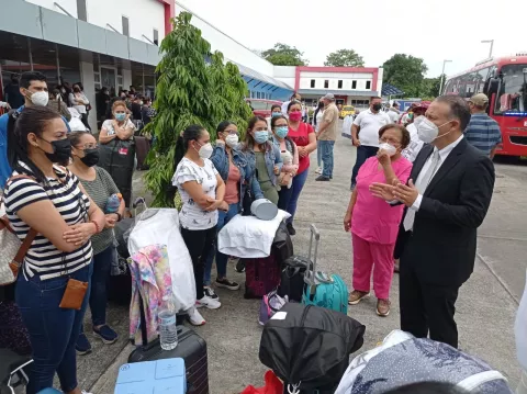 Chiriquí envía contingente de enfermería a Bocas del Toro para vacunación contra la covid-19 