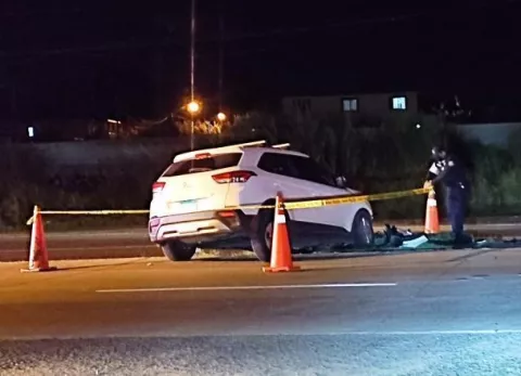Conductor muere al chocar su camioneta en el sector de Valle Hermoso en Arraiján 