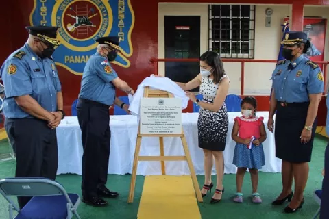 Inauguran estación de bomberos en Cañita, Chepo