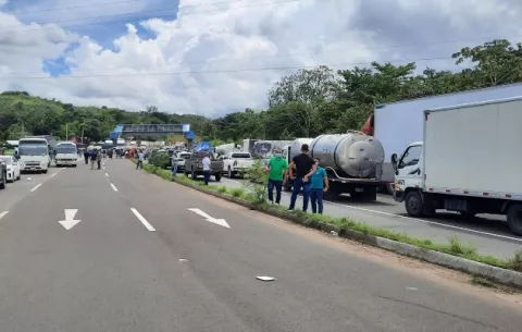 Manifestantes cierran la vía Panamericana en la provincia de Veraguas