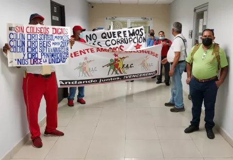 Coalición colonense se toma las oficinas de la Contraloría General  en Colón