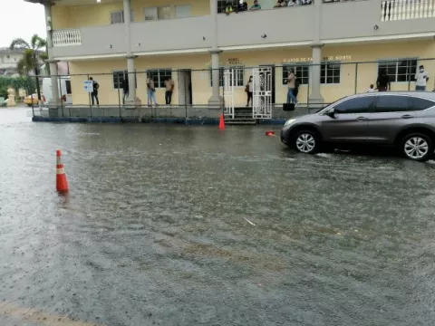 Lluvias intensas provocaron afectaciones en Colón