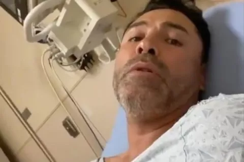 Óscar De La Hoya, hospitalizado por dar positivo a la Covid-19 y cancela regreso al ring