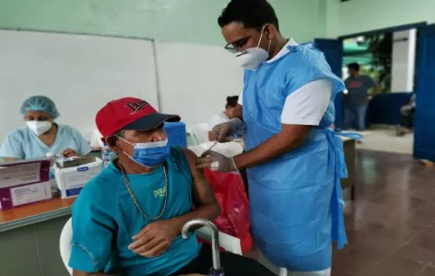 Minsa realiza el tercer barrido de vacunación contra la covid-19 en Herrera