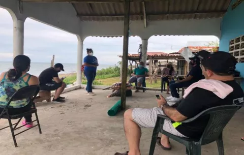 Incentivan la protección de tortugas marinas en playa Las Comadres