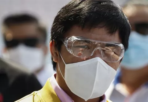 El boxeador Manny Pacquiao anuncia su candidatura a presidente en Filipinas 