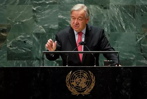 António Guterres da la alarma en la ONU: 'El mundo nunca ha estado tan amenazado'