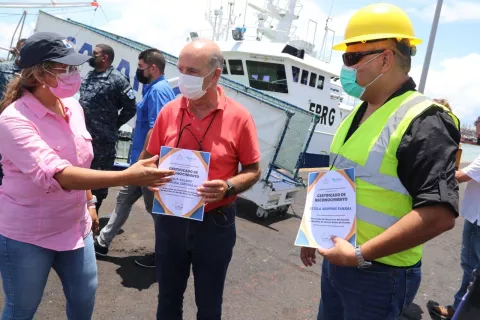 Para combatir la pesca ilegal, Ospesca capacita a personal de la Arap, AMP y Senan 