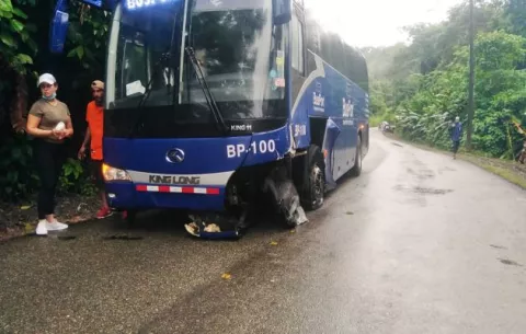 Cuatro lesionados en accidente de tránsito en la Costa Abajo de Colón