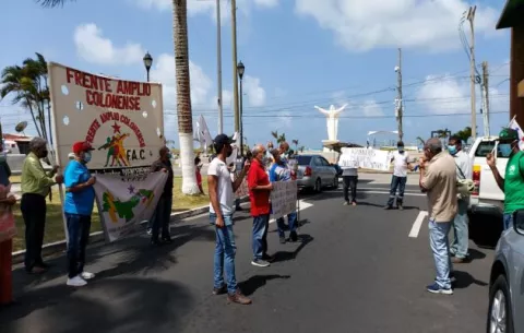 Gobernación rechaza llamado a paro general en Colón, mientras que 11 rutas del transporte lo apoyan