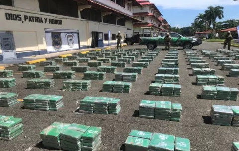 Decomisan 3,200 paquetes de droga y detienen a cuatro personas en la Comarca Guna Yala