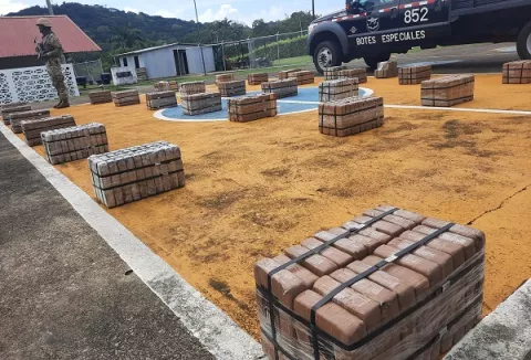 Panamá ha decomisado cifra récord de droga durante 2021