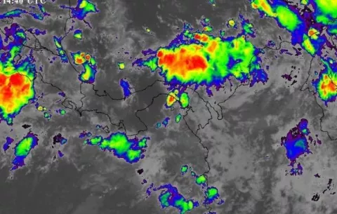  Advierten de lluvias con actividad eléctrica y viento por paso del primer frente frío de la temporada