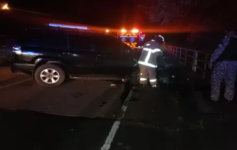 Funcionario de la Caja de Seguro Social pierde la vida tras chocar contra un puente en Los Santos 
