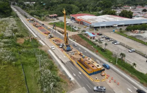 Se inicia fase de colocación de pilotes en la Línea Tres del Metro de Panamá