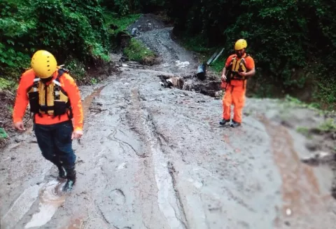Fuerza de Tarea Conjunta (FTC) en alerta por fuertes lluvias en Chiriquí