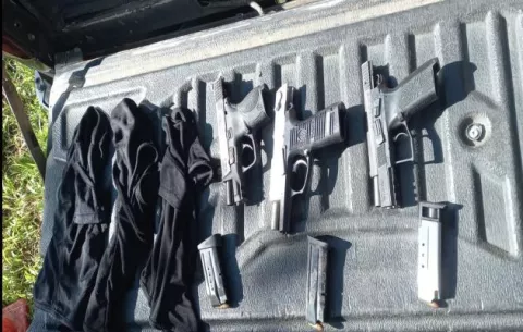 Decomisan seis armas de fuego en dos residencias en el distrito de David