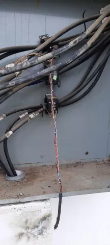 Vandalismo en la estación de bombeo en Alto de Los Lagos