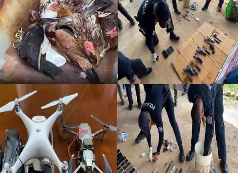 [VIDEO] ¿Cómo ingresaron a La Joyita las armas de fuego, drones y gallos que fueron decomisados?