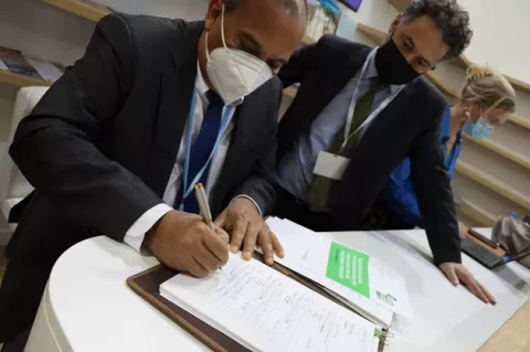 Panamá firma en la COP26 una iniciativa internacional para la gestión eficiente del agua