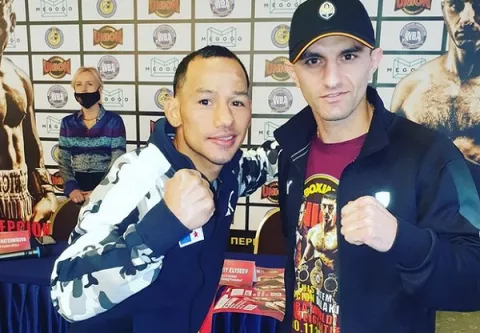 Luis 'El Nica' Concepción conoce al Artem Dalakian, su rival por título mundial