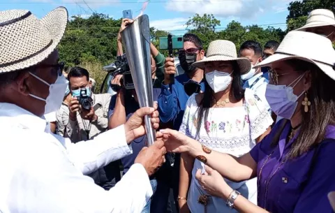 Antorcha del Bicentenario inicia su recorrido en Panamá Oeste