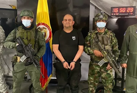 El Clan del Golfo trafica 20 toneladas de cocaína mensuales a 28 países